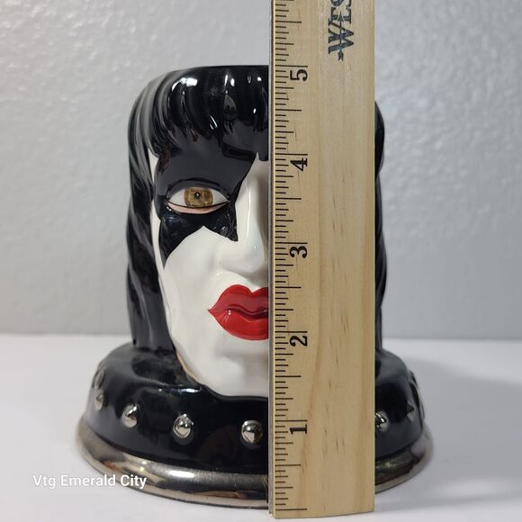 Vtg Kiss The STARCHILD Ceramic Face Mug By Spencer 2002 X Large Coffee Cup 3D - Picture 11 of 16